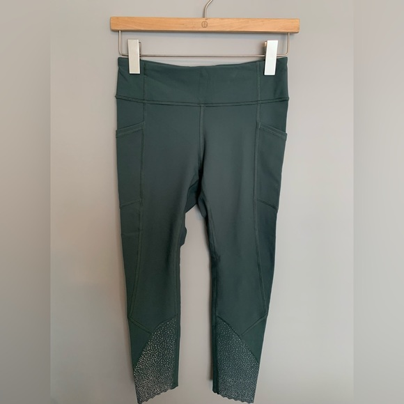 RARE EUC 💚 Lululemon Tight Stuff Tight II Dark Forest - Picture 10 of 11